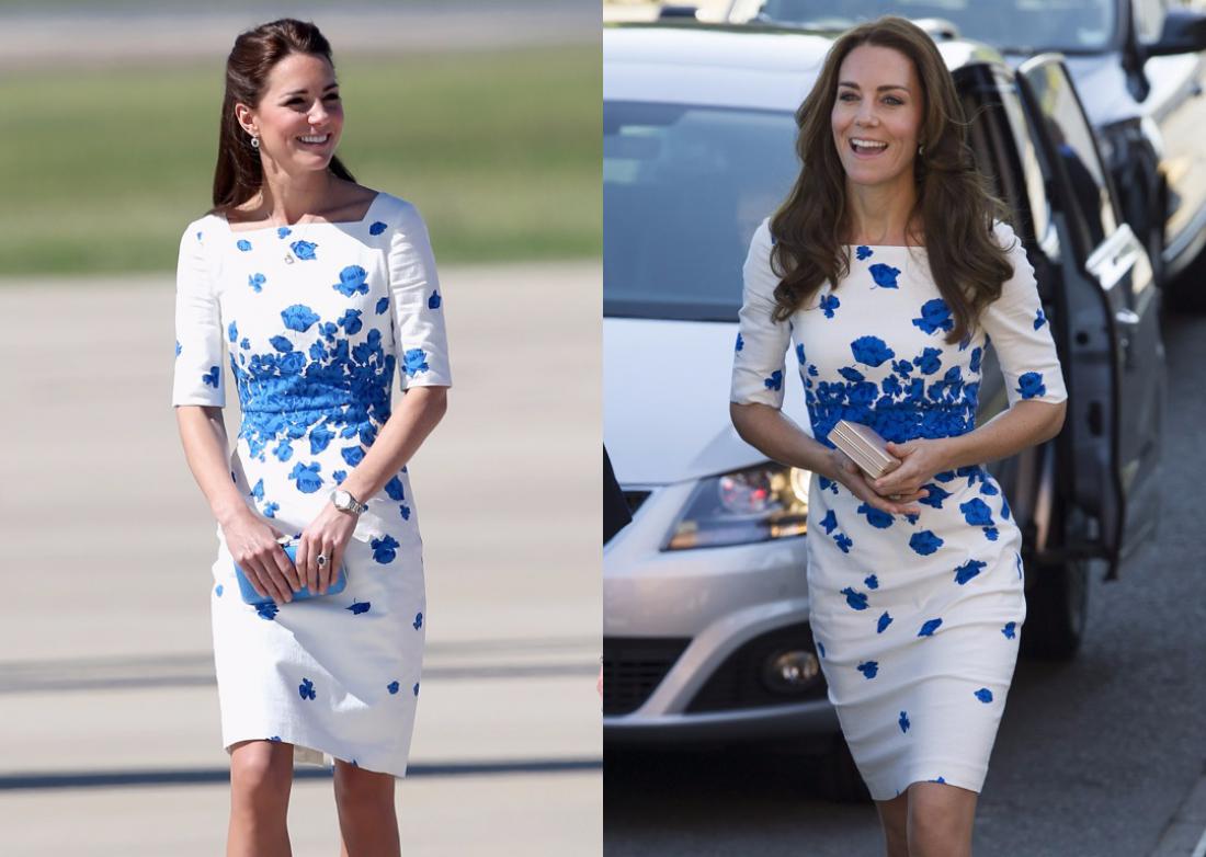 Vojvodinja Cambriška večino oblačil nosi vsaj dvakrat. 