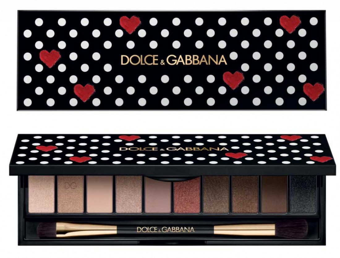 Pikčasta paleta Dolce & Gabbana vam pomaga pričarati videz večne ljubezni, na katerega prisega modni dvojec.