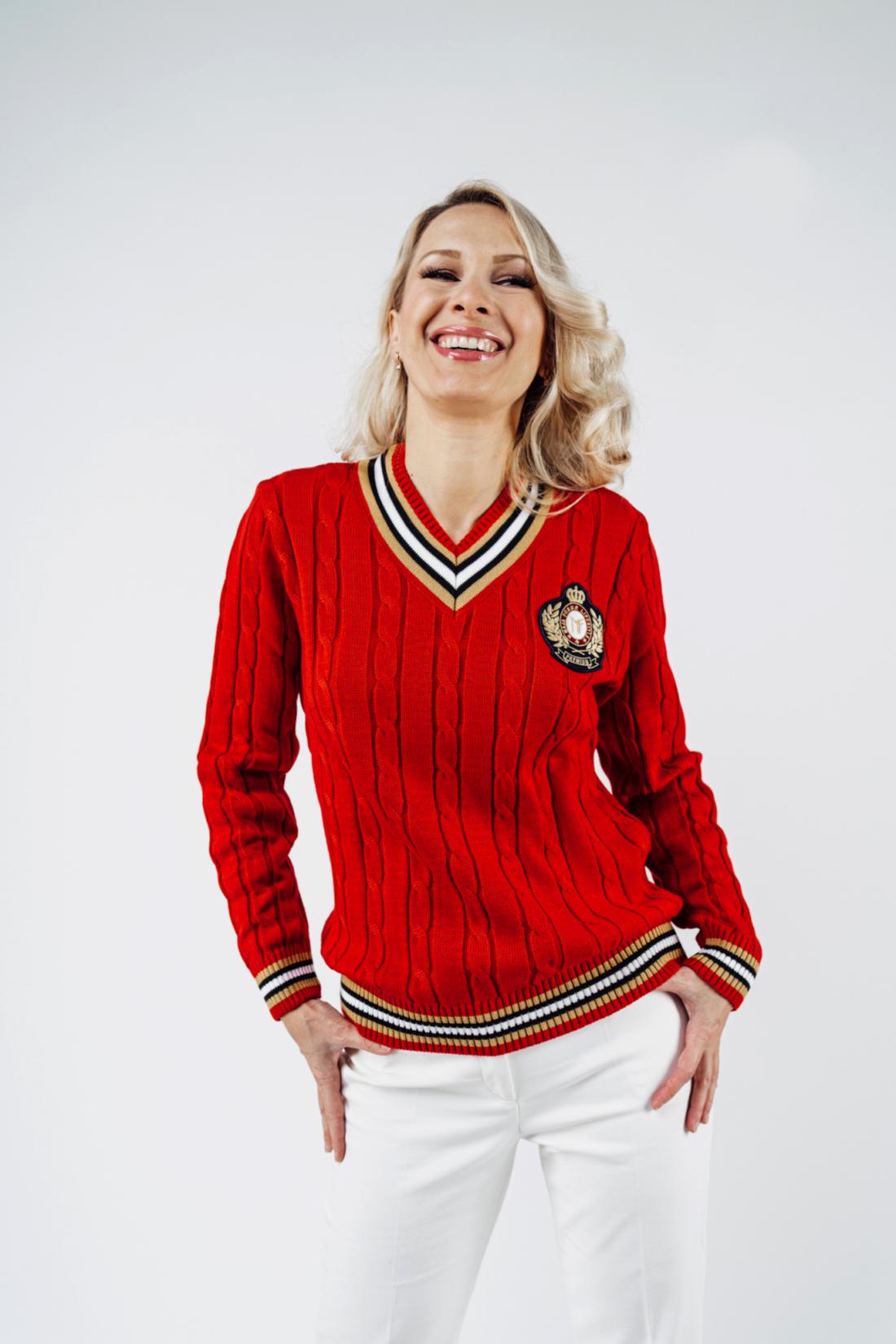 Pleten pulover s podpisom oblikovalke Maje Ferme stane 149 evrov.